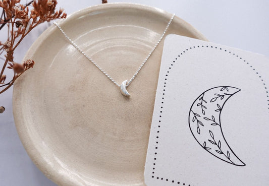 Mond Kette Silber