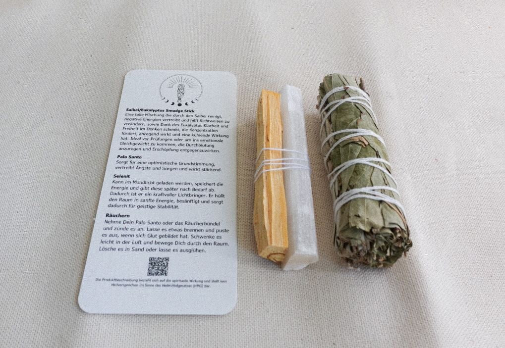 Räucherset "Weißer Salbei mit Eukalyptus"