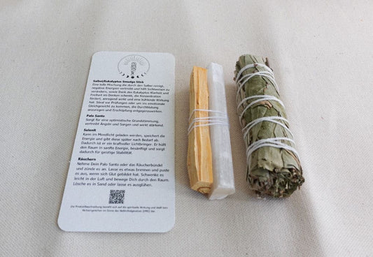 Räucherset "Weißer Salbei mit Eukalyptus"