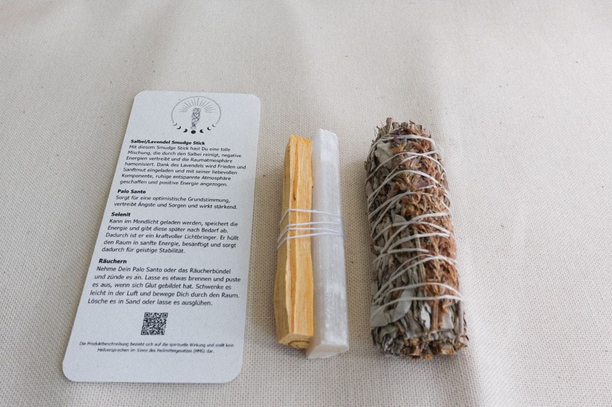 Räucherset "Weißer Salbei und Lavendel"
